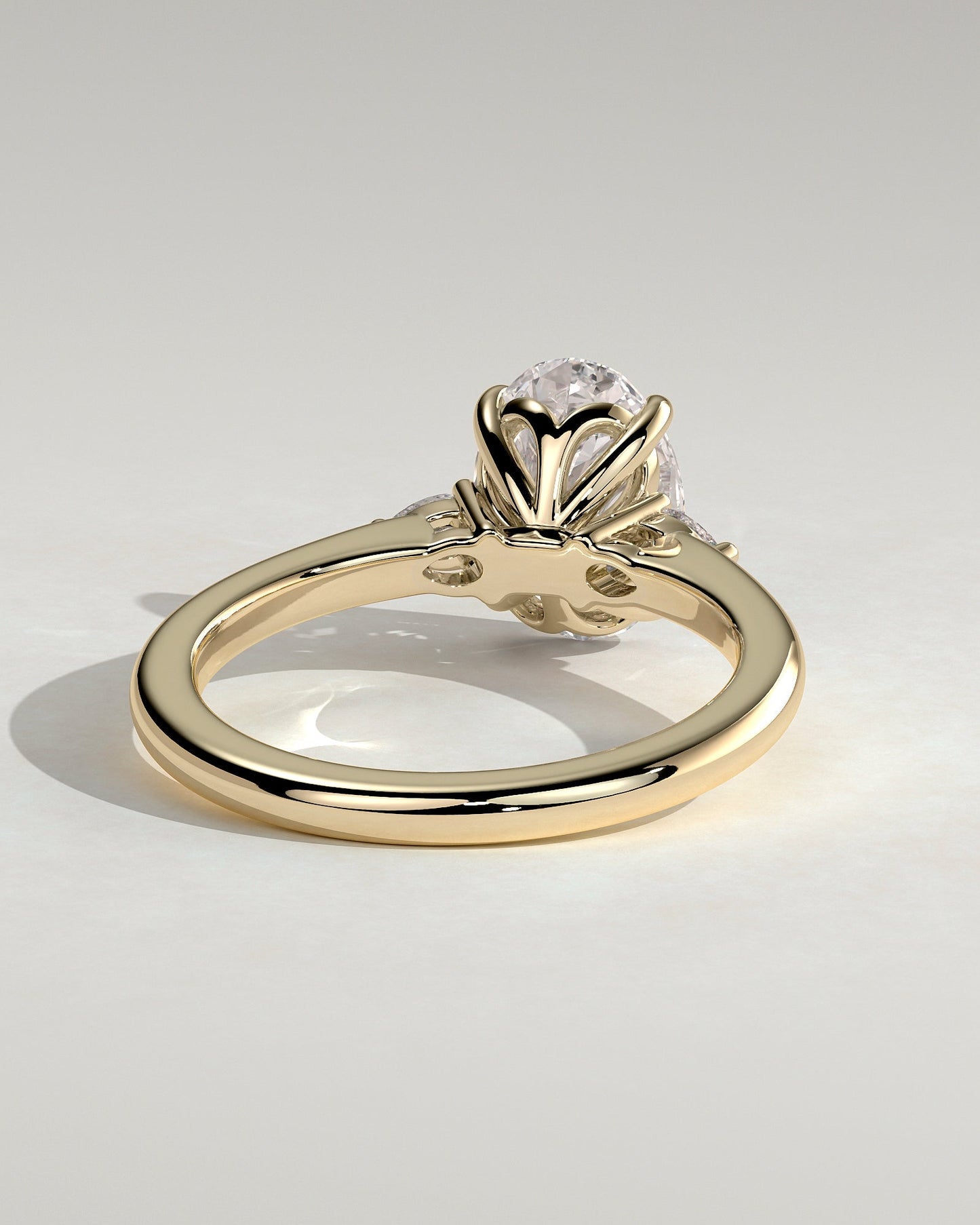 Round Halo, Pave & Split Shank Engagement Ring – 1.93 CT Lab Grown Diamond