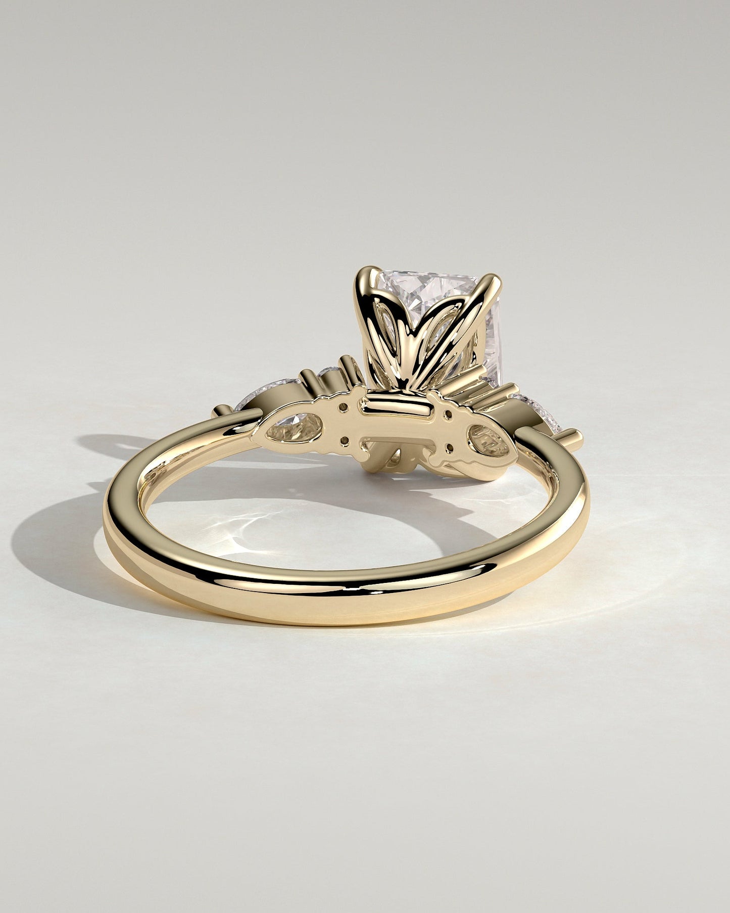 Round Halo, Pave & Split Shank Engagement Ring – 1.93 CT Lab Grown Diamond