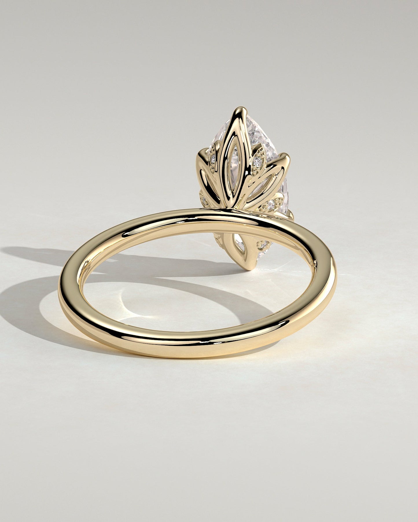 Round Halo, Pave & Split Shank Engagement Ring – 1.93 CT Lab Grown Diamond