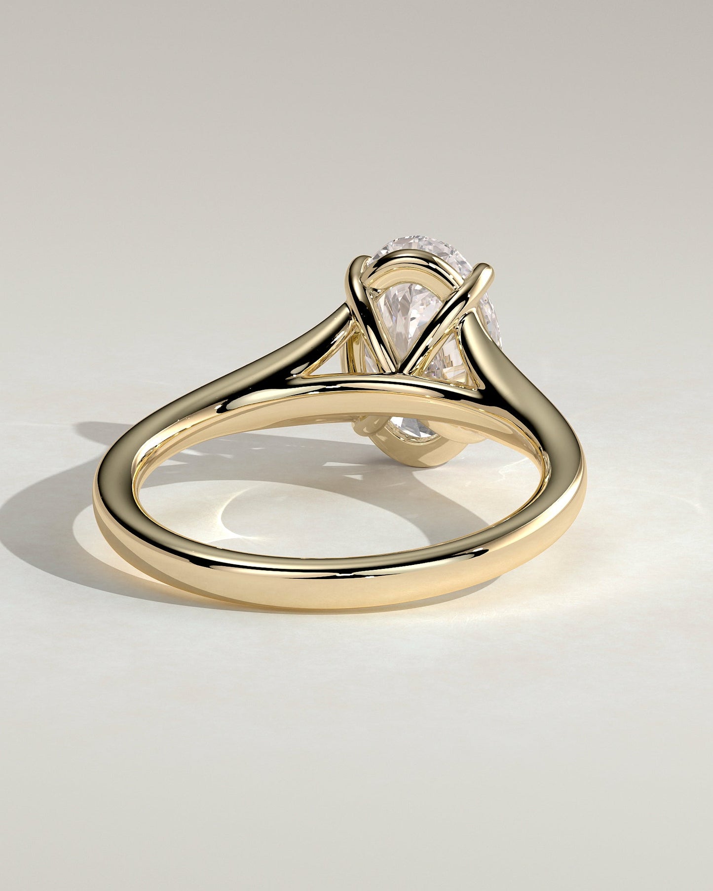Round Halo, Pave & Split Shank Engagement Ring – 1.93 CT Lab Grown Diamond