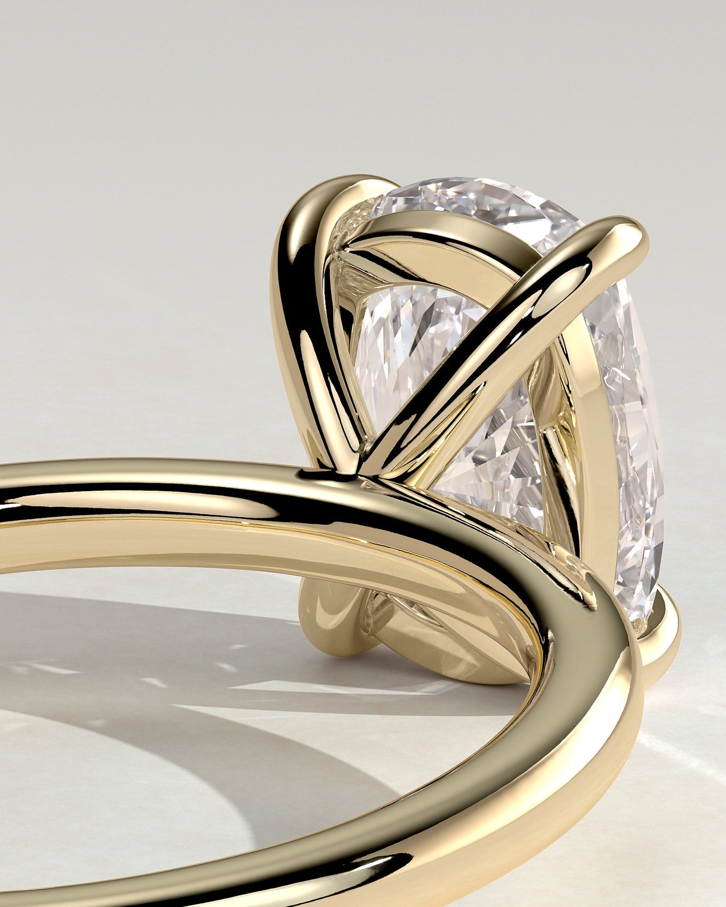 Round Halo, Pave & Split Shank Engagement Ring – 1.93 CT Lab Grown Diamond