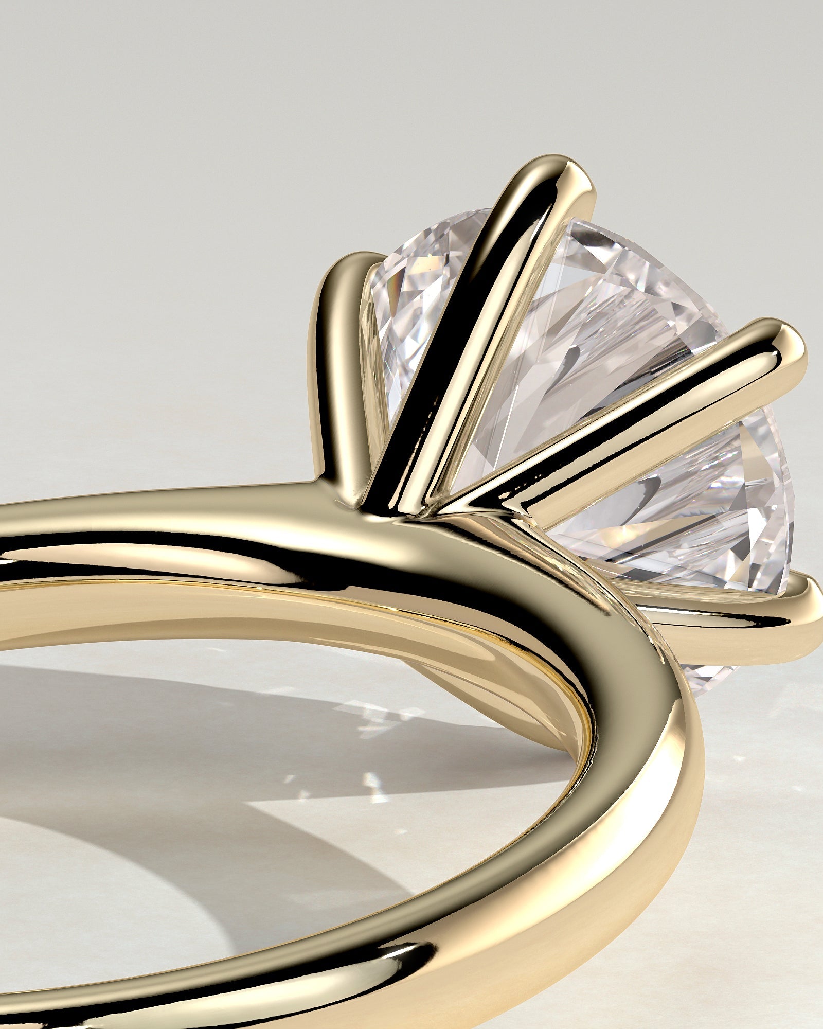 Round Halo, Pave & Split Shank Engagement Ring – 1.93 CT Lab Grown Diamond