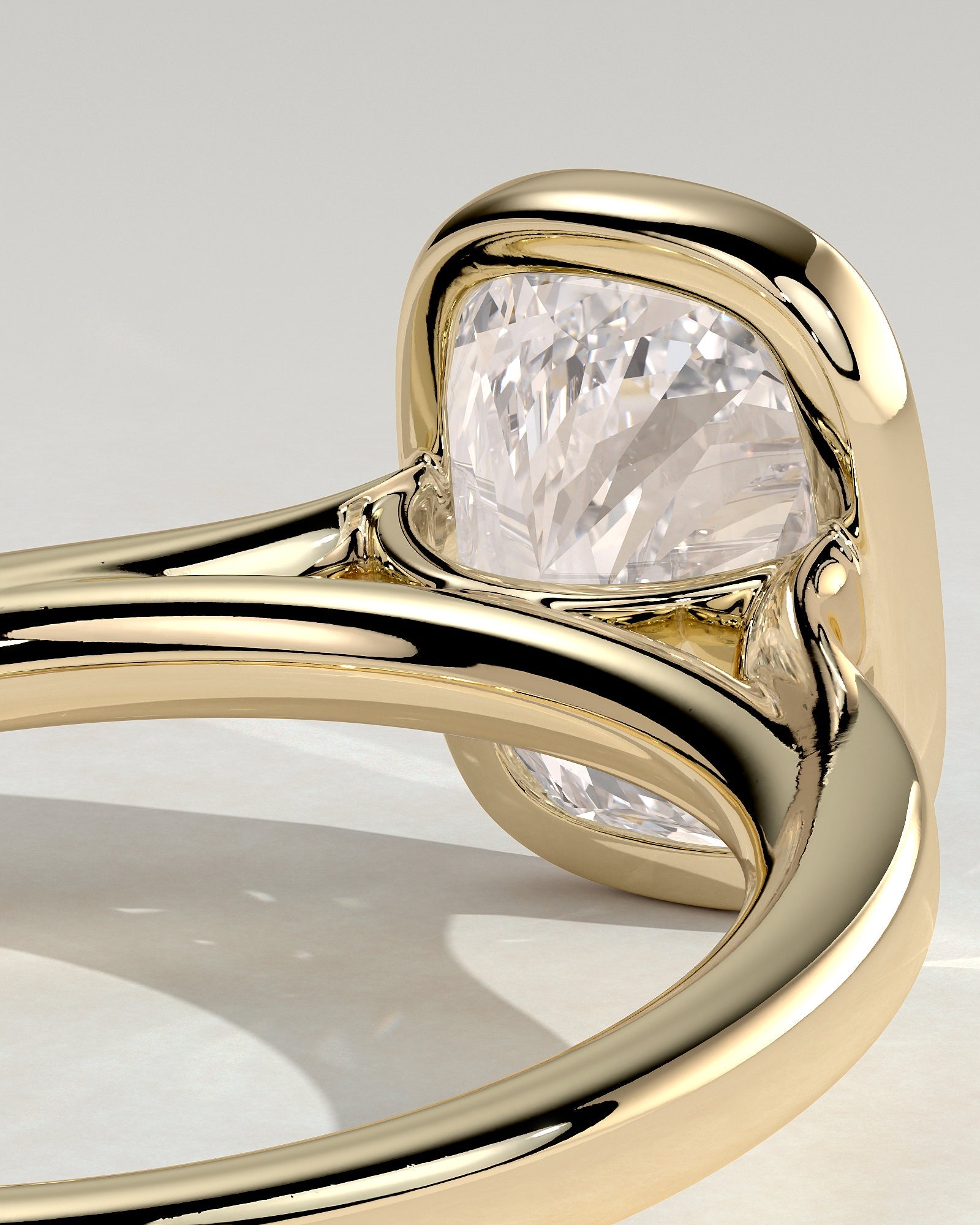 Round Halo, Pave & Split Shank Engagement Ring – 1.93 CT Lab Grown Diamond