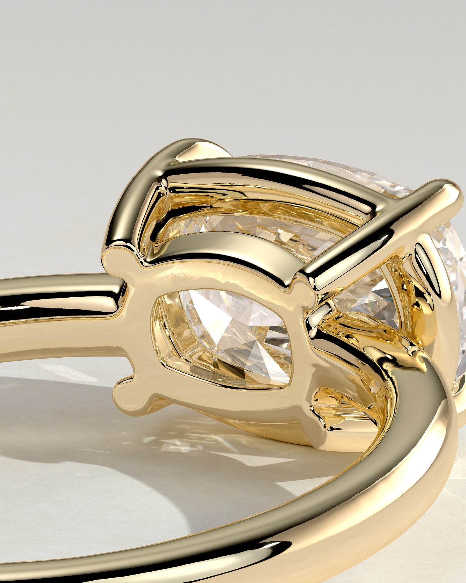 Round Halo, Pave & Split Shank Engagement Ring – 1.93 CT Lab Grown Diamond