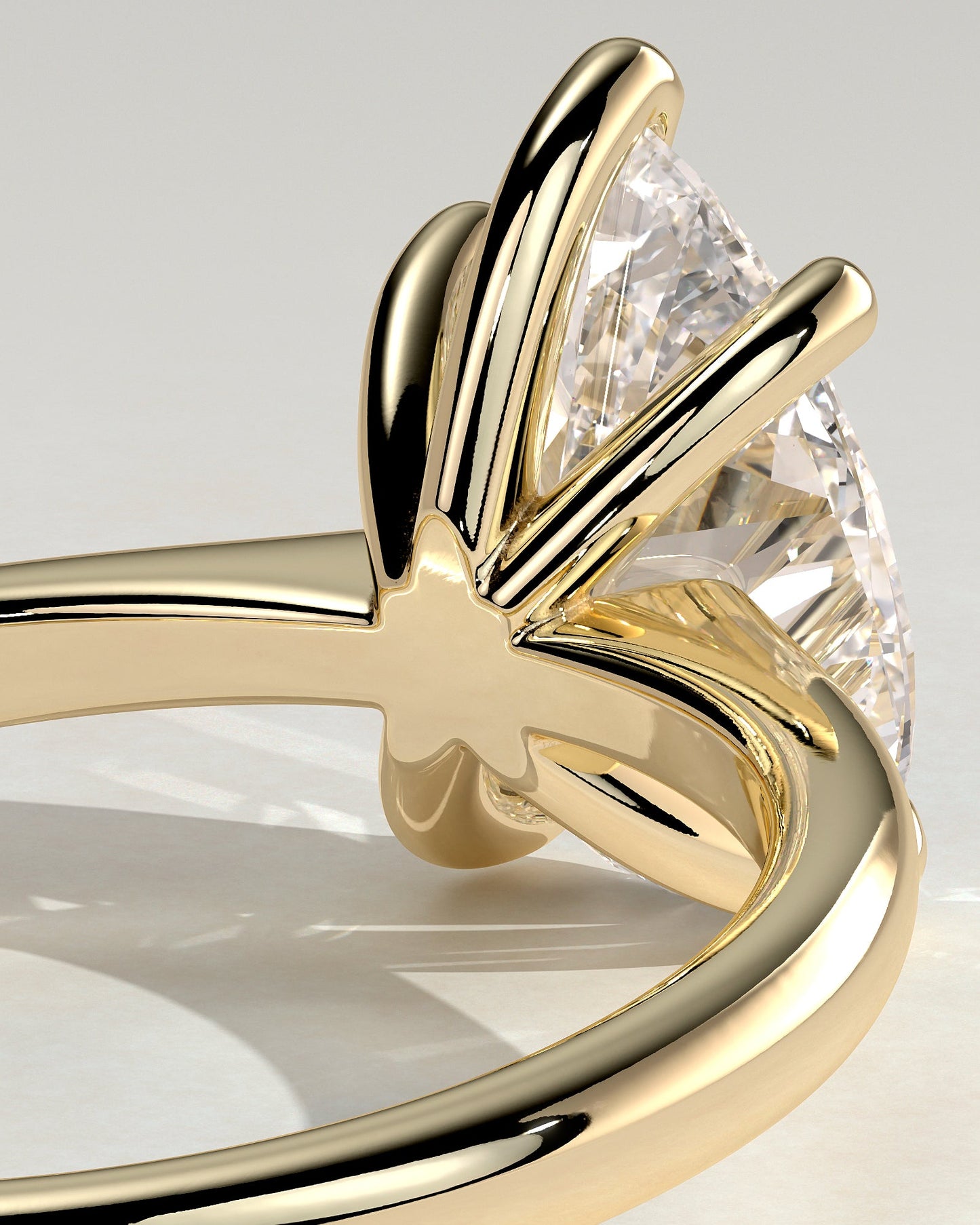 Round Halo, Pave & Split Shank Engagement Ring – 1.93 CT Lab Grown Diamond