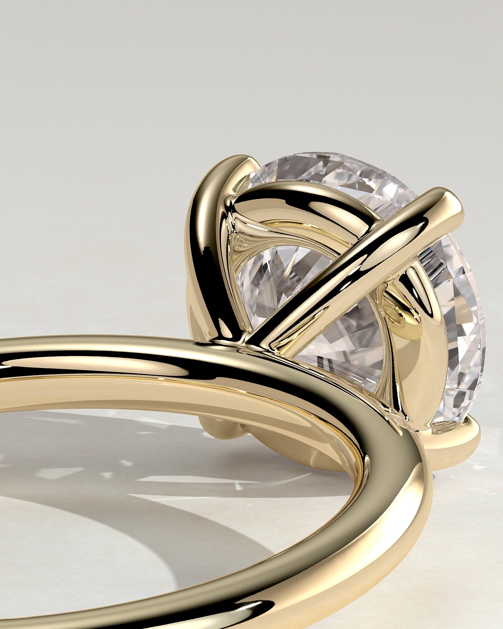 Round Halo, Pave & Split Shank Engagement Ring – 1.93 CT Lab Grown Diamond