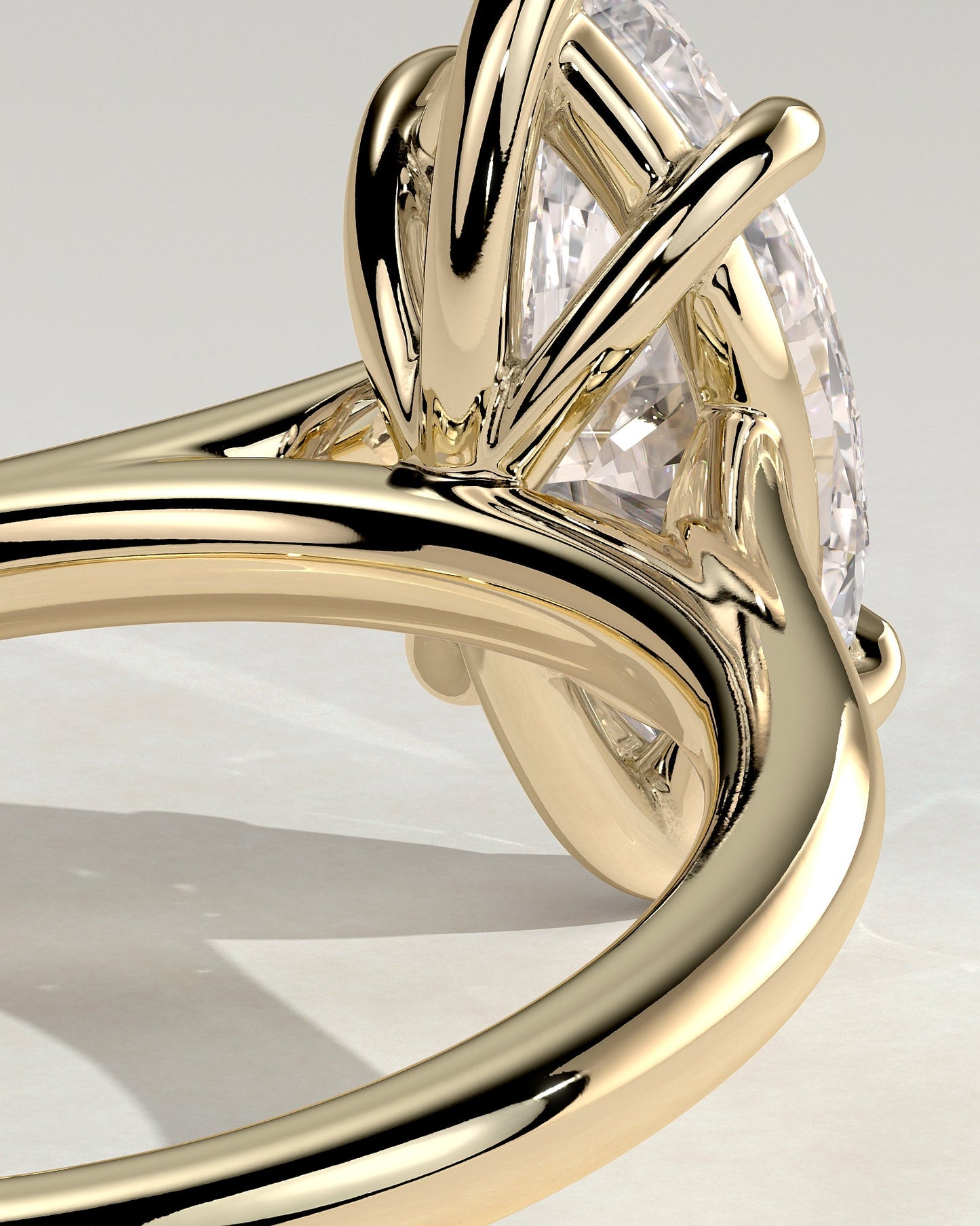Round Halo, Pave & Split Shank Engagement Ring – 1.93 CT Lab Grown Diamond