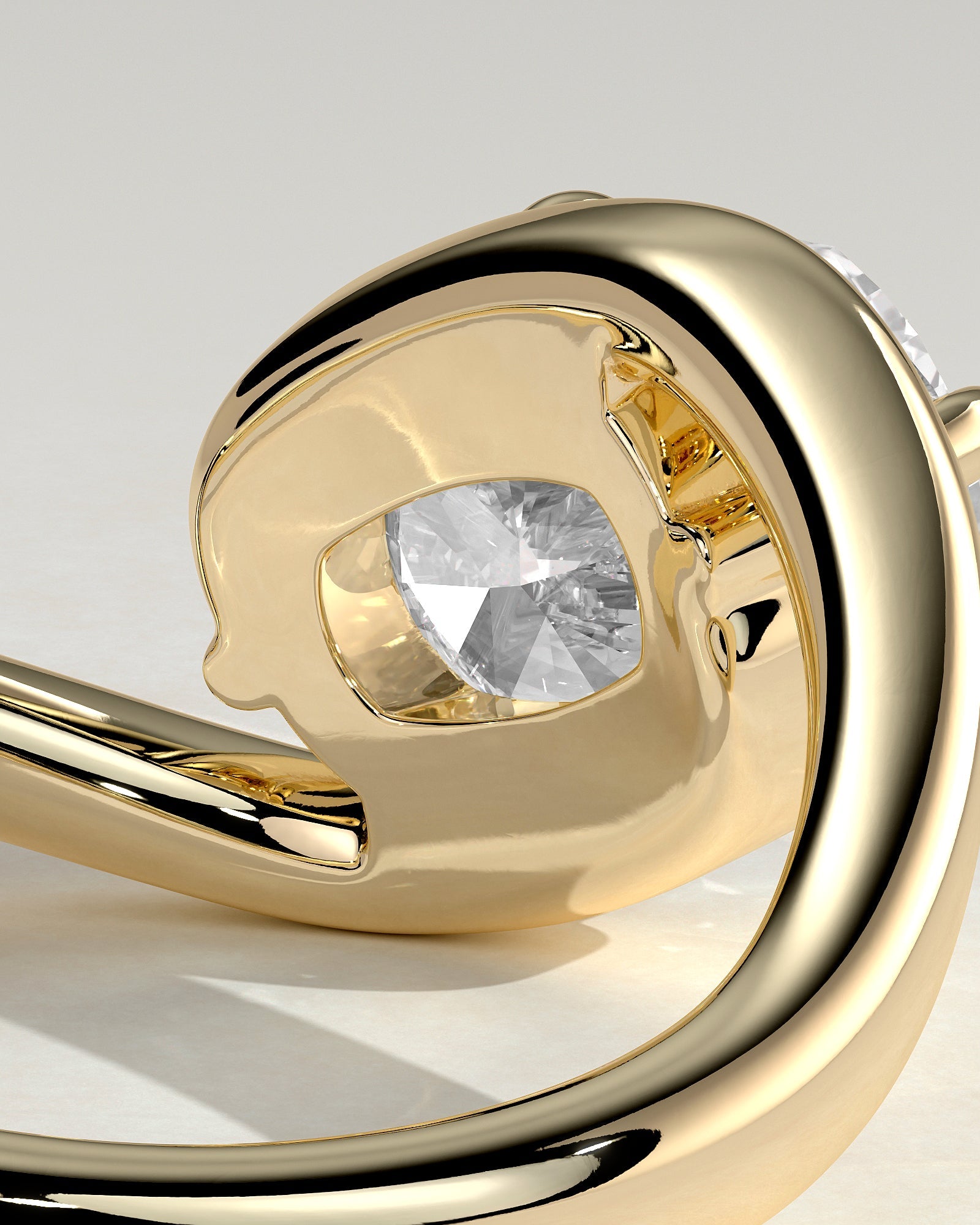 Round Halo, Pave & Split Shank Engagement Ring – 1.93 CT Lab Grown Diamond