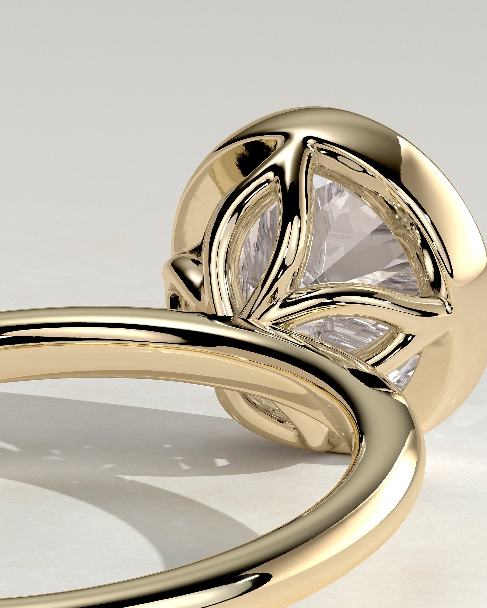 Round Halo, Pave & Split Shank Engagement Ring – 1.93 CT Lab Grown Diamond