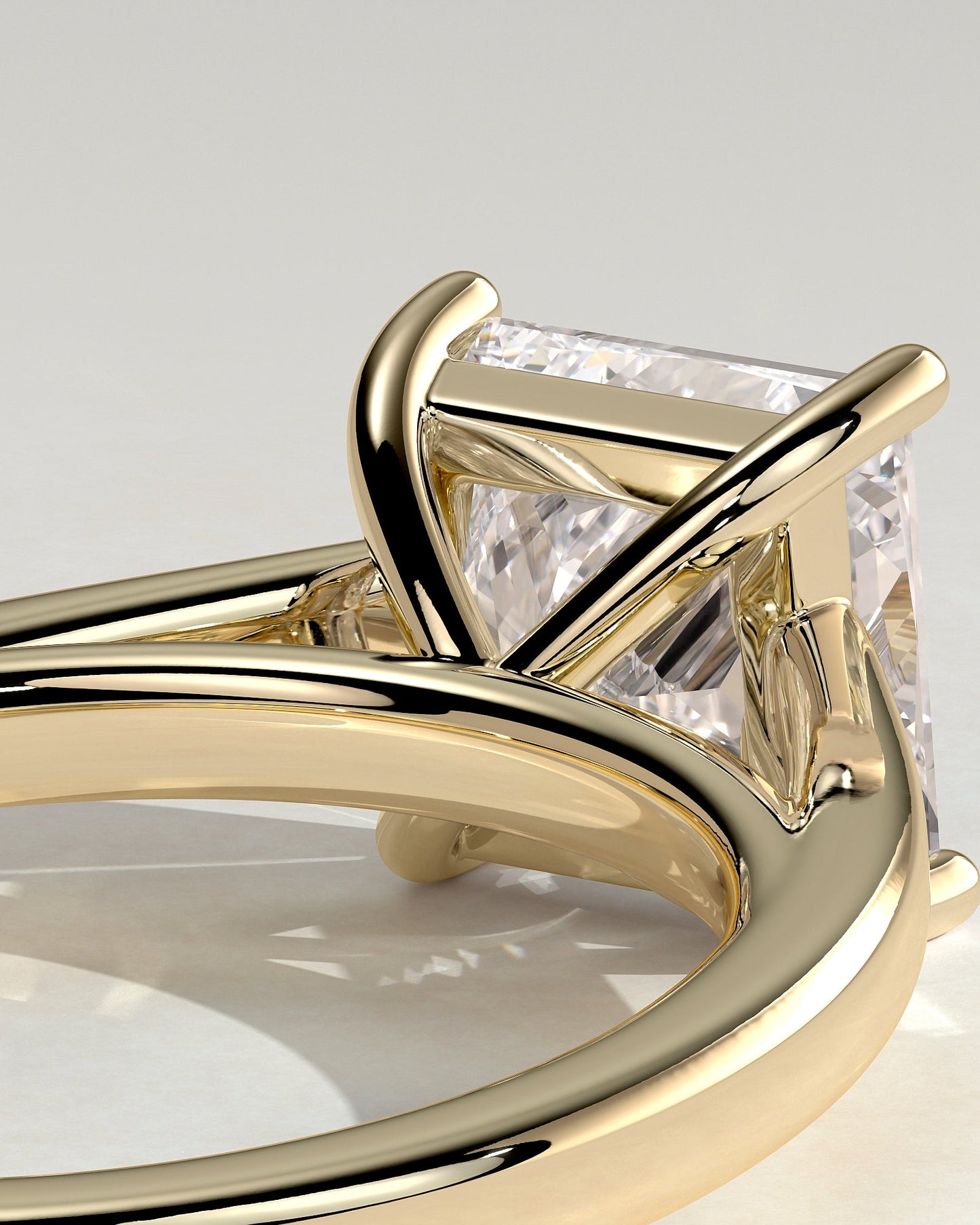 Round Halo, Pave & Split Shank Engagement Ring – 1.93 CT Lab Grown Diamond