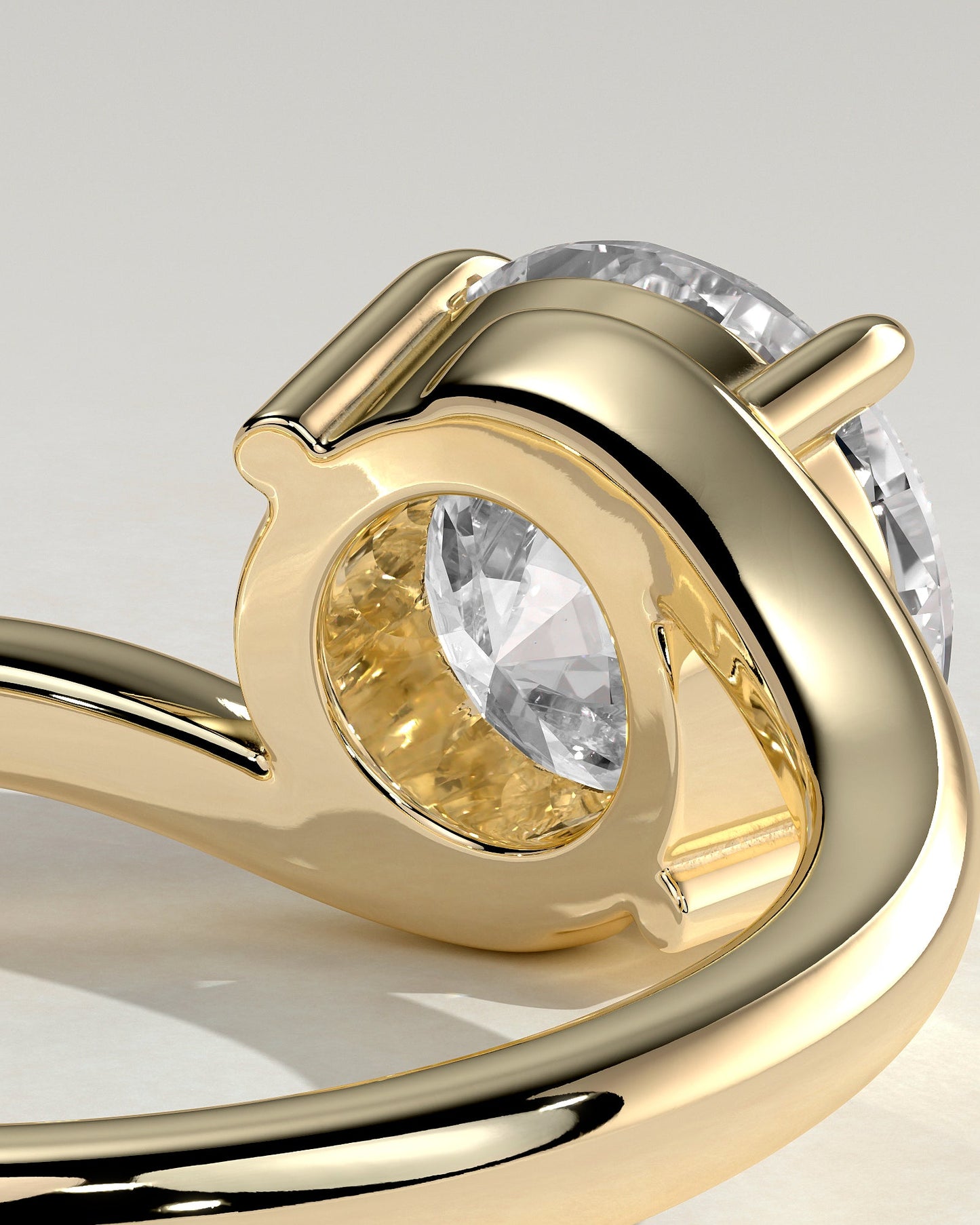 Round Halo, Pave & Split Shank Engagement Ring – 1.93 CT Lab Grown Diamond