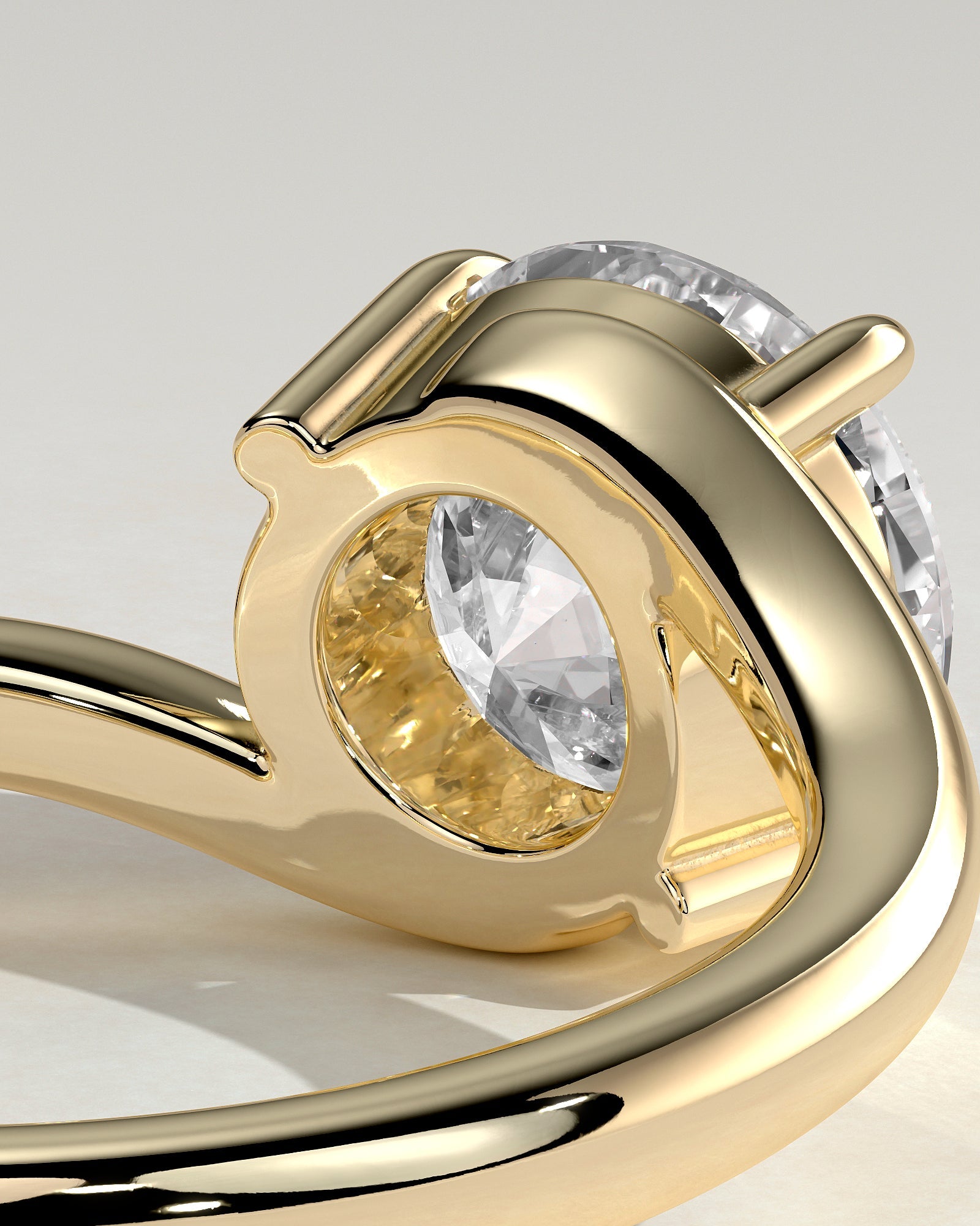 Round Halo, Pave & Split Shank Engagement Ring – 1.93 CT Lab Grown Diamond