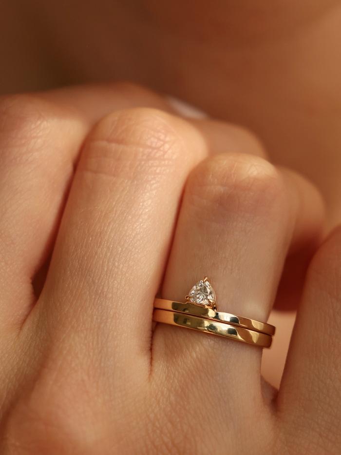 Marquise Cut Cluster Styled Lab Grown Diamond Engagement Ring