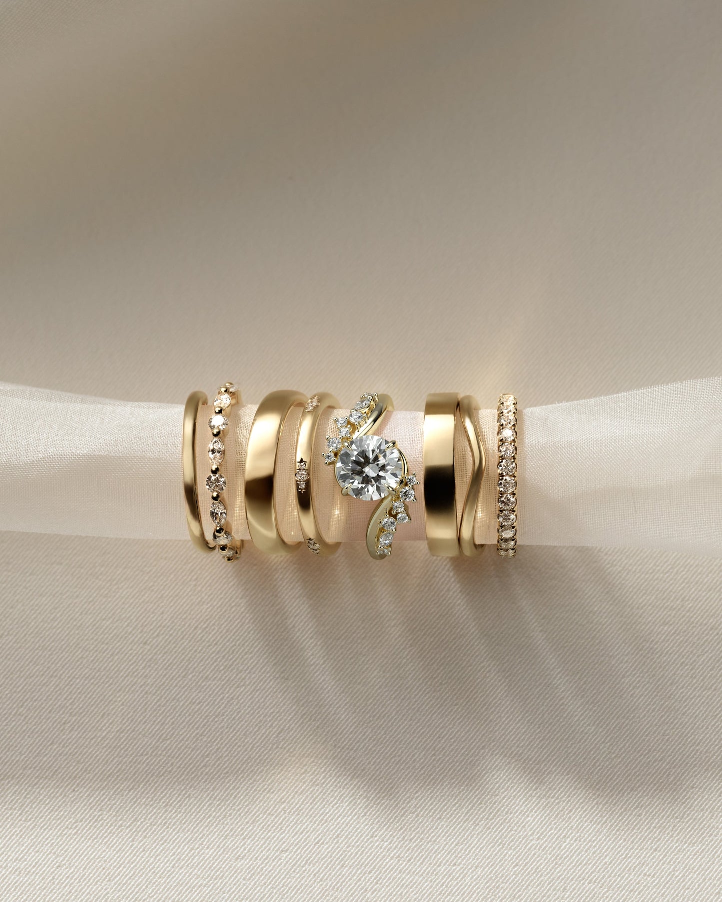 Round Halo, Pave & Split Shank Engagement Ring – 1.93 CT Lab Grown Diamond