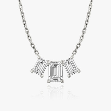 2.0 TC Emerald CVD F/VS Diamond Necklace 1