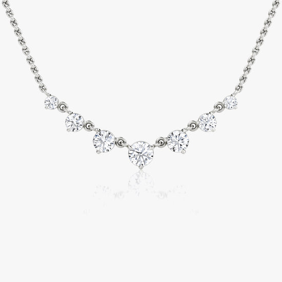 0.25 CT Round CVD F/VS Diamond Necklace 1