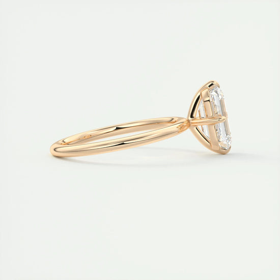 2 CT Emerald Solitaire CVD F/VS1 Diamond Engagement Ring 16