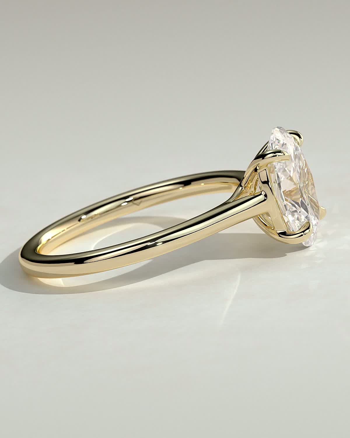 Round Halo, Pave & Split Shank Engagement Ring – 1.93 CT Lab Grown Diamond