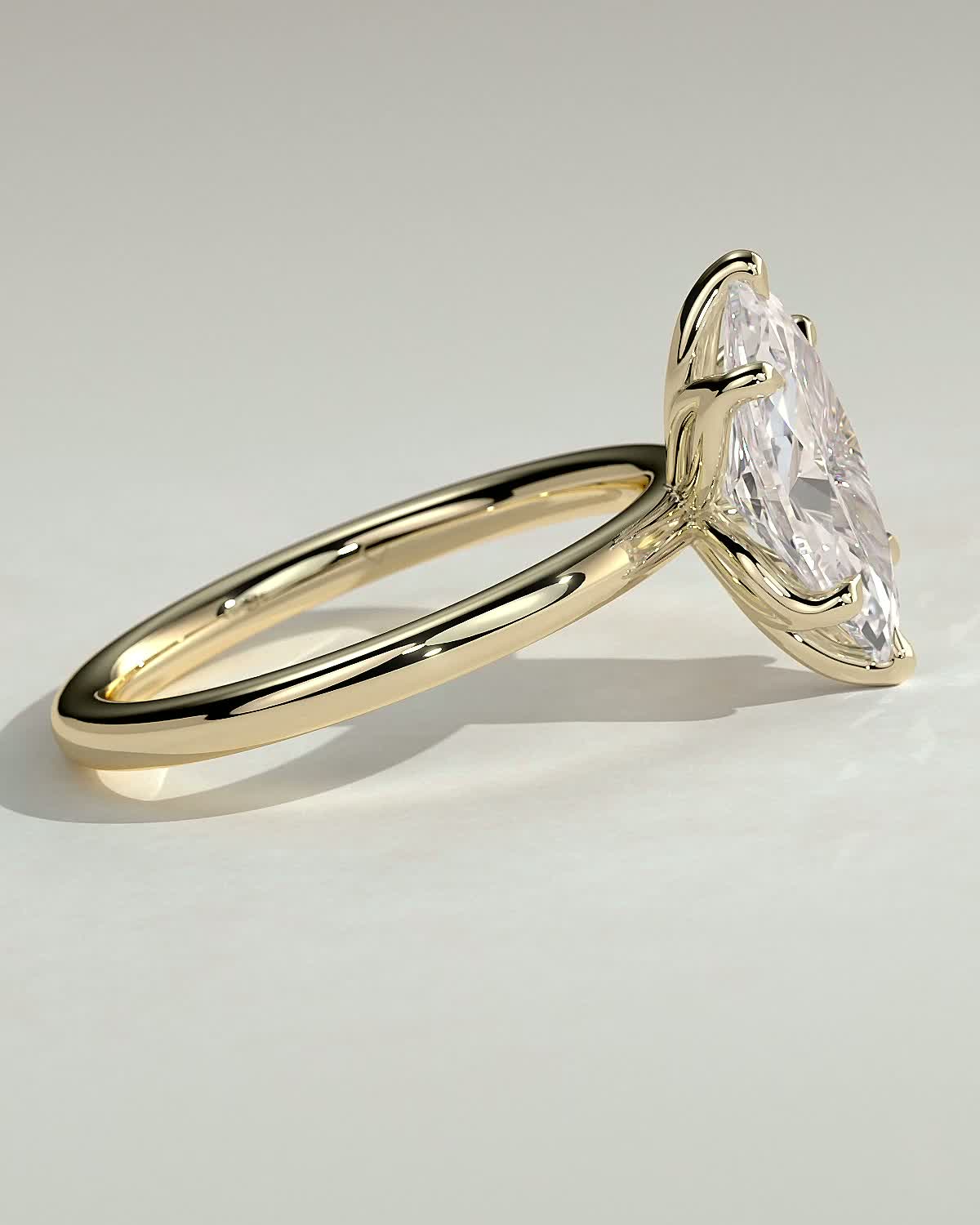 Round Halo, Pave & Split Shank Engagement Ring – 1.93 CT Lab Grown Diamond