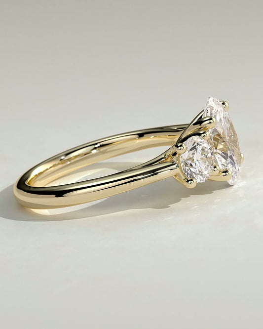 Round Halo, Pave & Split Shank Engagement Ring – 1.93 CT Lab Grown Diamond