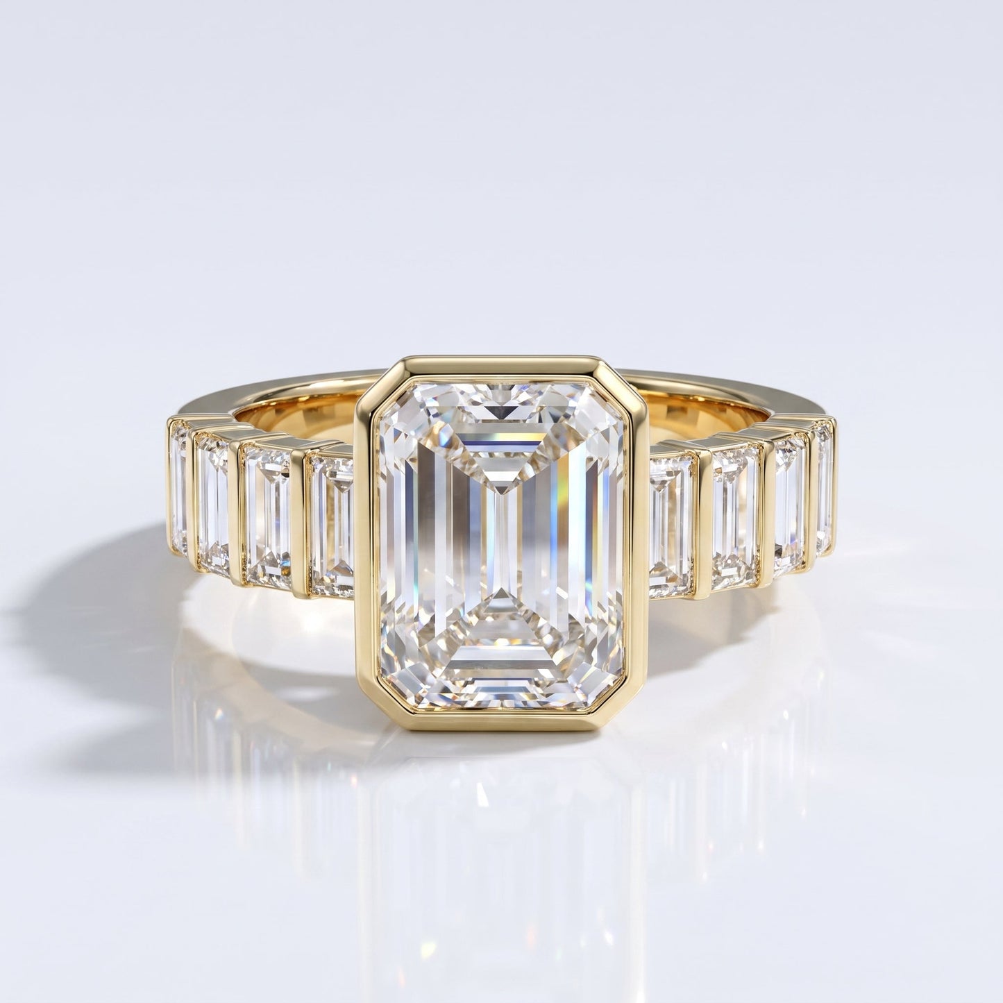 Marquise Swirl Solitaire Engagement Ring – 1 CT Lab Grown Diamond