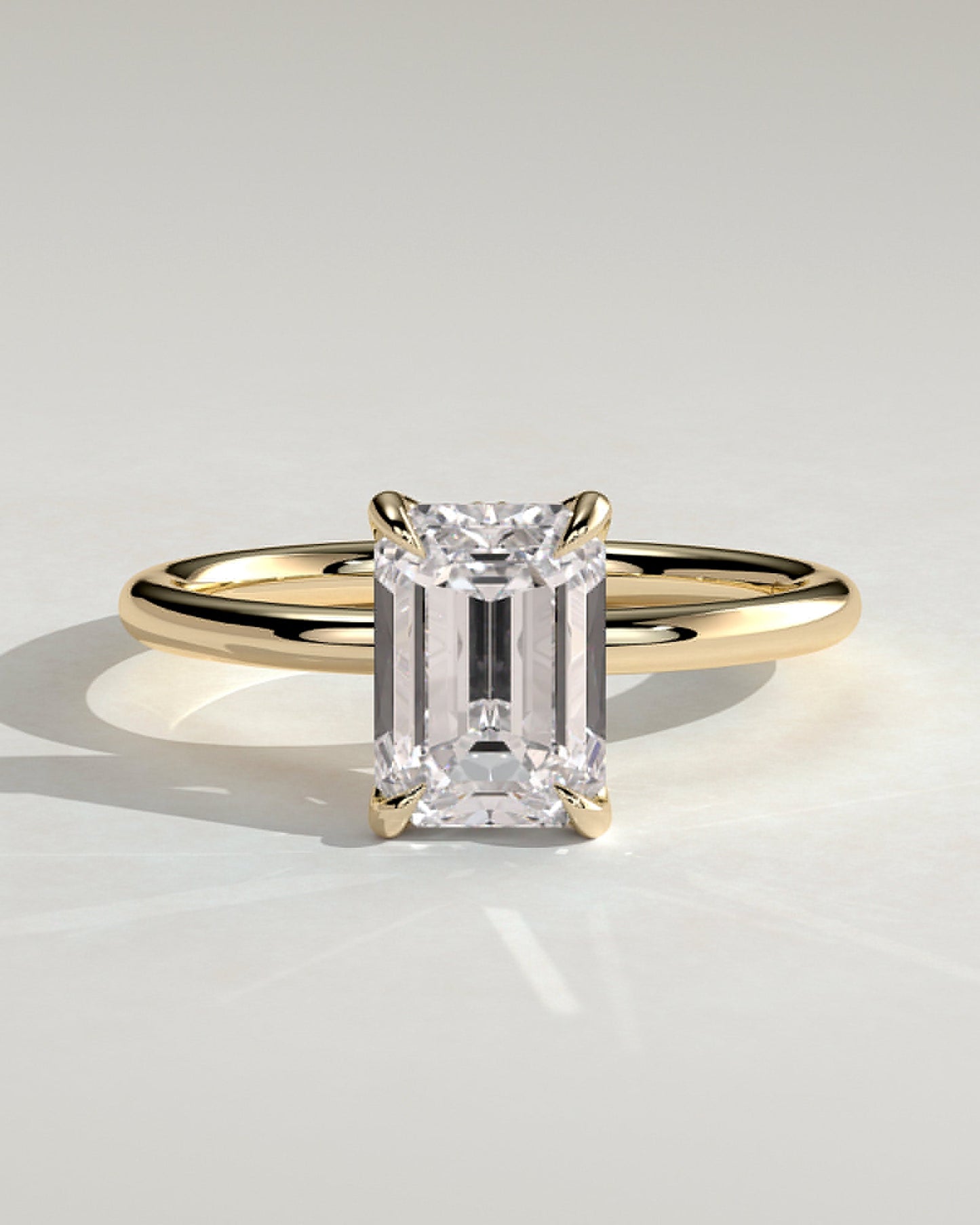 Round Halo, Pave & Split Shank Engagement Ring – 1.93 CT Lab Grown Diamond