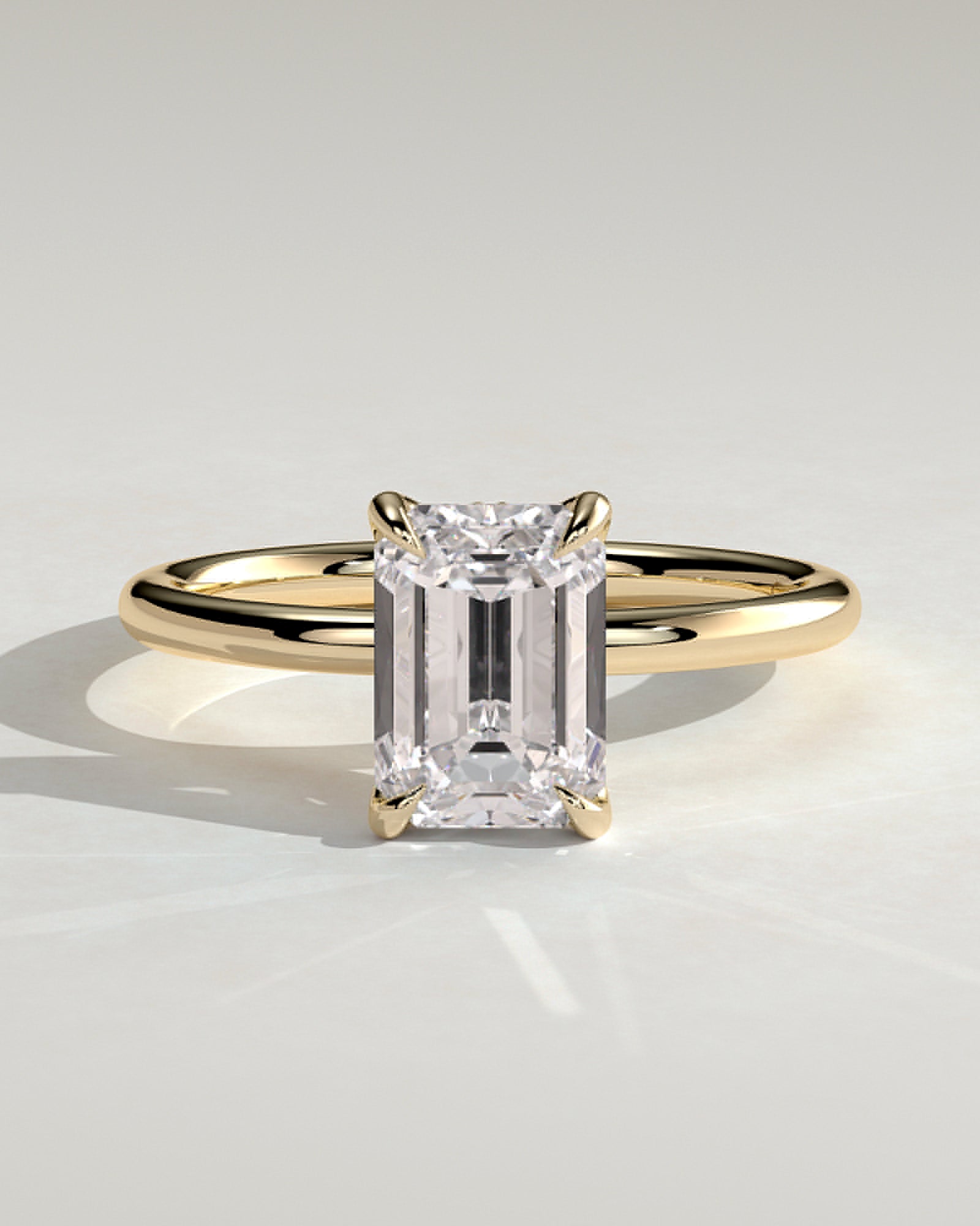 Round Halo, Pave & Split Shank Engagement Ring – 1.93 CT Lab Grown Diamond