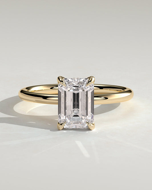 Round Halo, Pave & Split Shank Engagement Ring – 1.93 CT Lab Grown Diamond