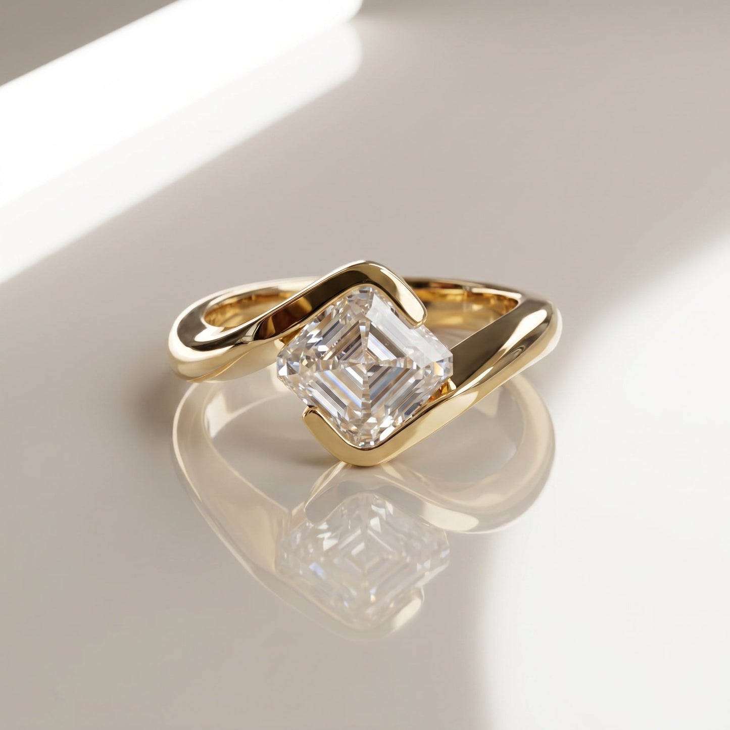 Oval Solitaire Engagement Ring – 2 CT Lab Grown Diamond