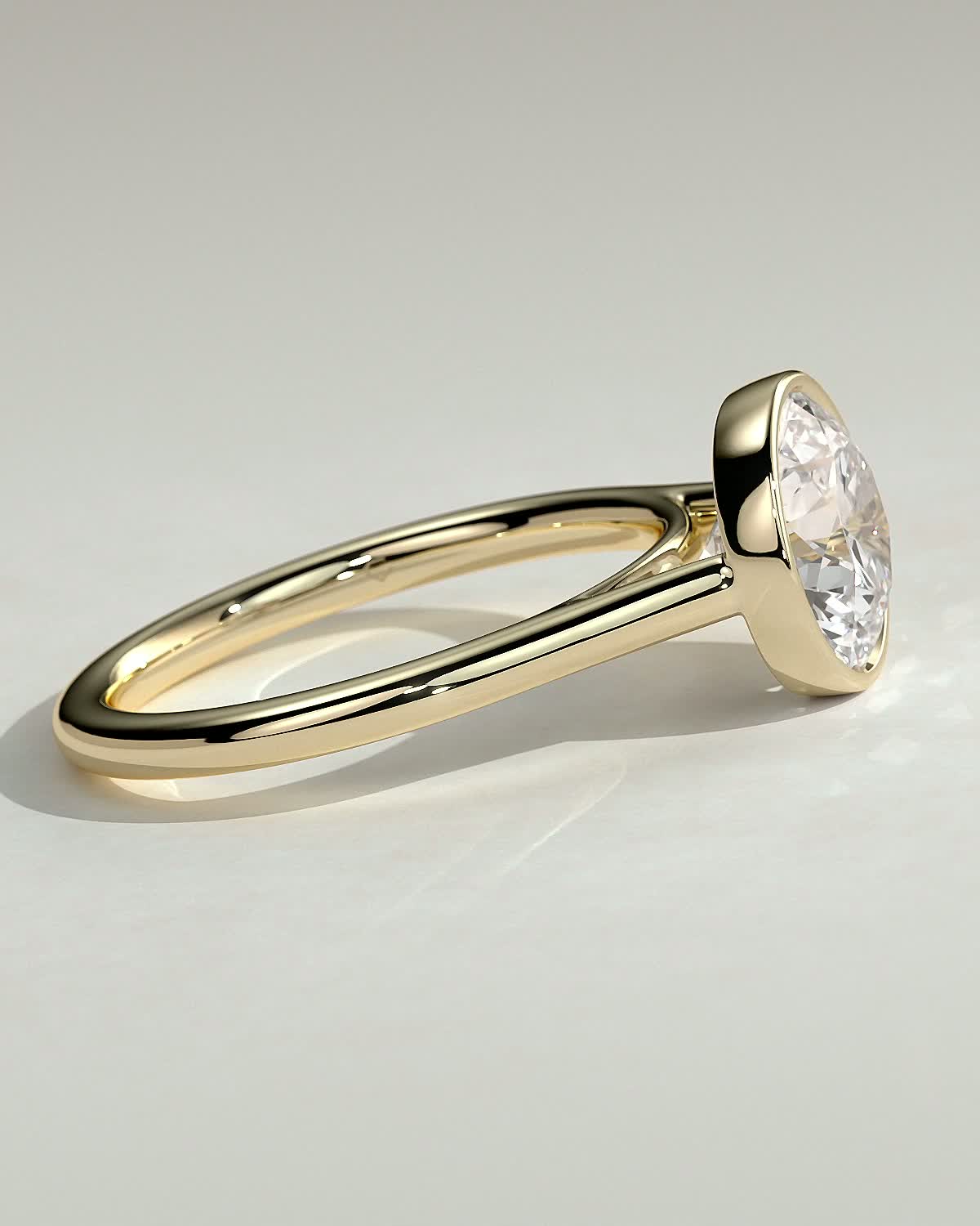 Round Halo, Pave & Split Shank Engagement Ring – 1.93 CT Lab Grown Diamond