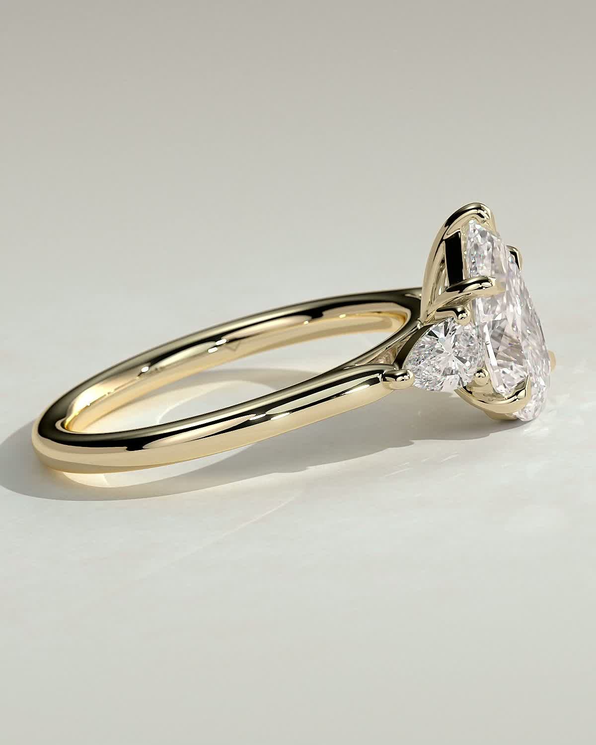 Round Halo, Pave & Split Shank Engagement Ring – 1.93 CT Lab Grown Diamond