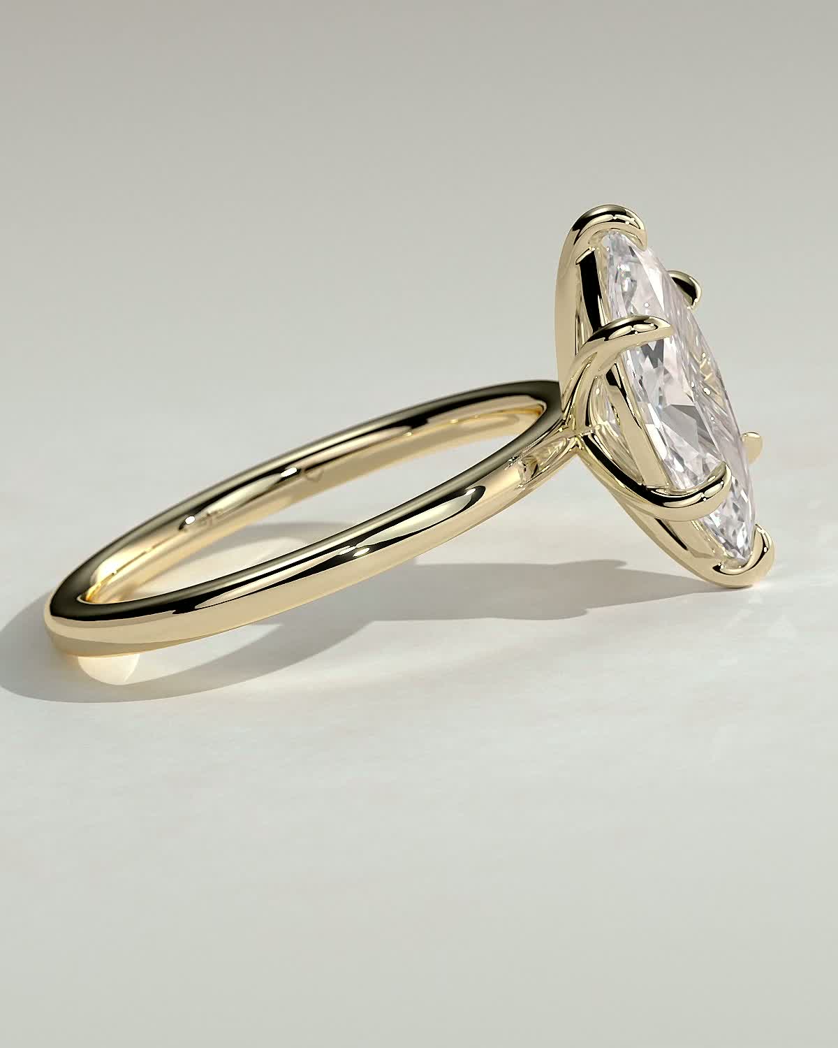 Round Halo, Pave & Split Shank Engagement Ring – 1.93 CT Lab Grown Diamond