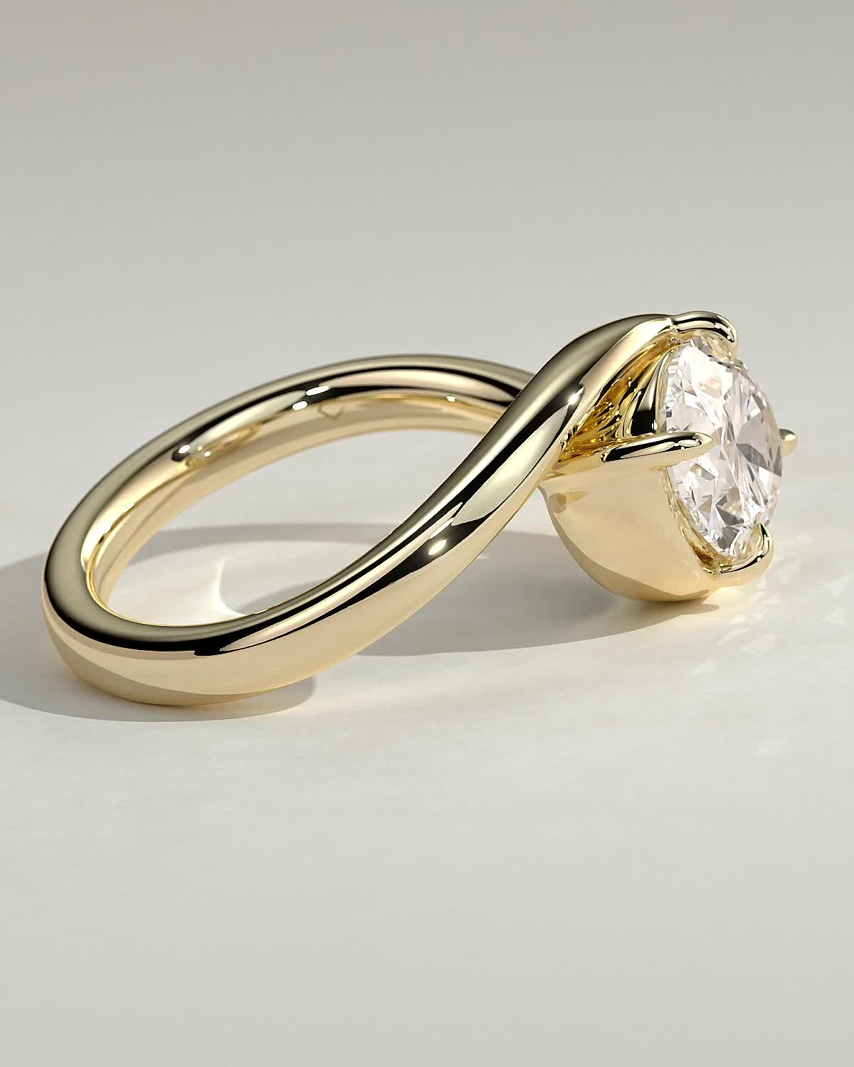 Round Halo, Pave & Split Shank Engagement Ring – 1.93 CT Lab Grown Diamond