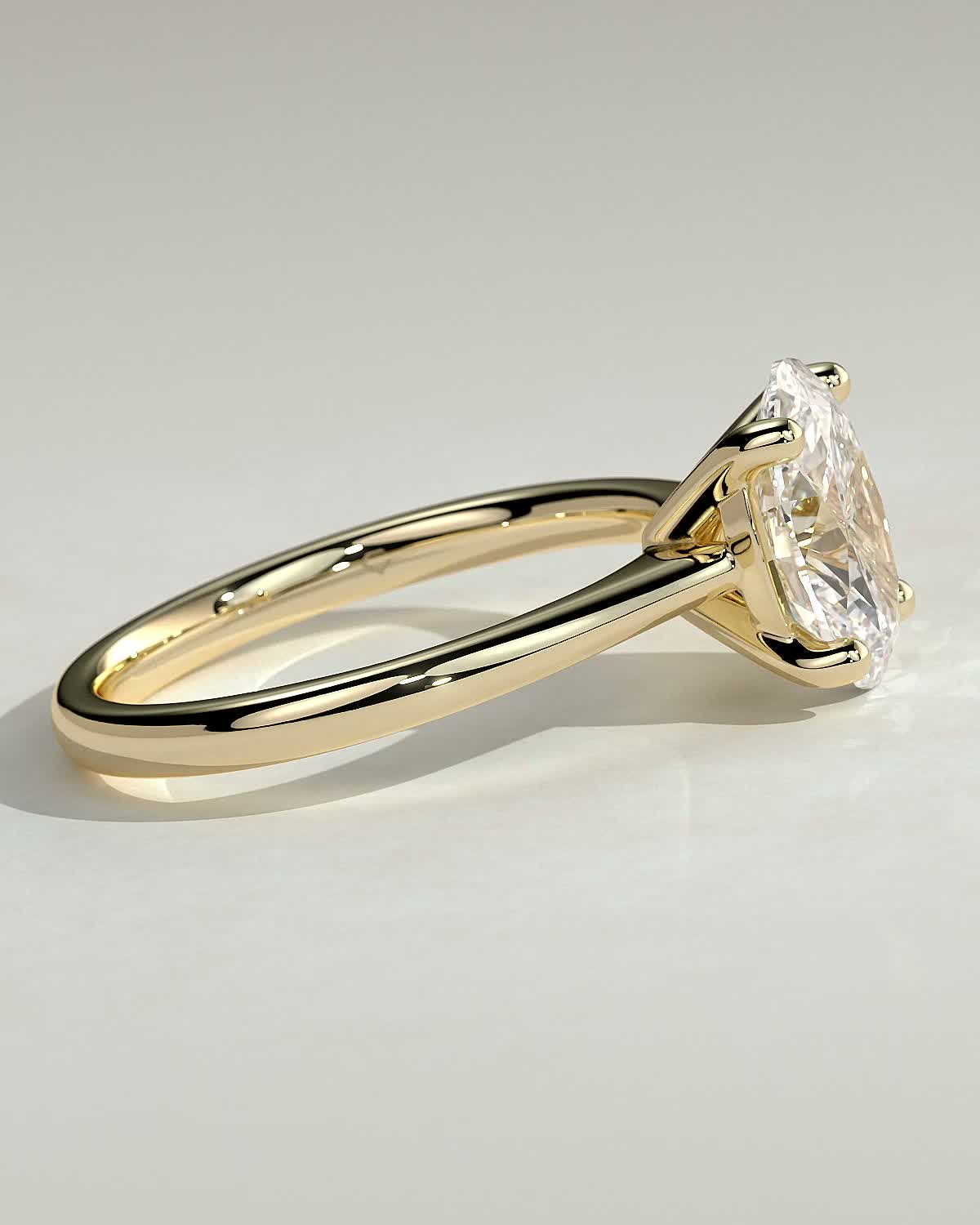 Round Halo, Pave & Split Shank Engagement Ring – 1.93 CT Lab Grown Diamond