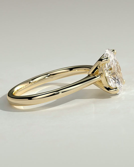 Round Halo, Pave & Split Shank Engagement Ring – 1.93 CT Lab Grown Diamond