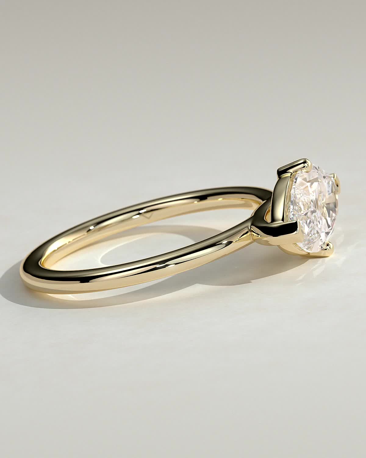 Round Halo, Pave & Split Shank Engagement Ring – 1.93 CT Lab Grown Diamond