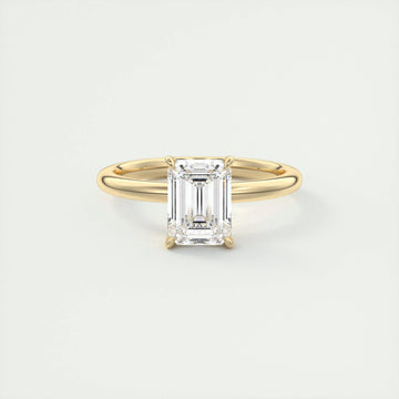 1.75 CT Emerald Solitaire CVD F/VS1 Diamond Engagement Ring 8