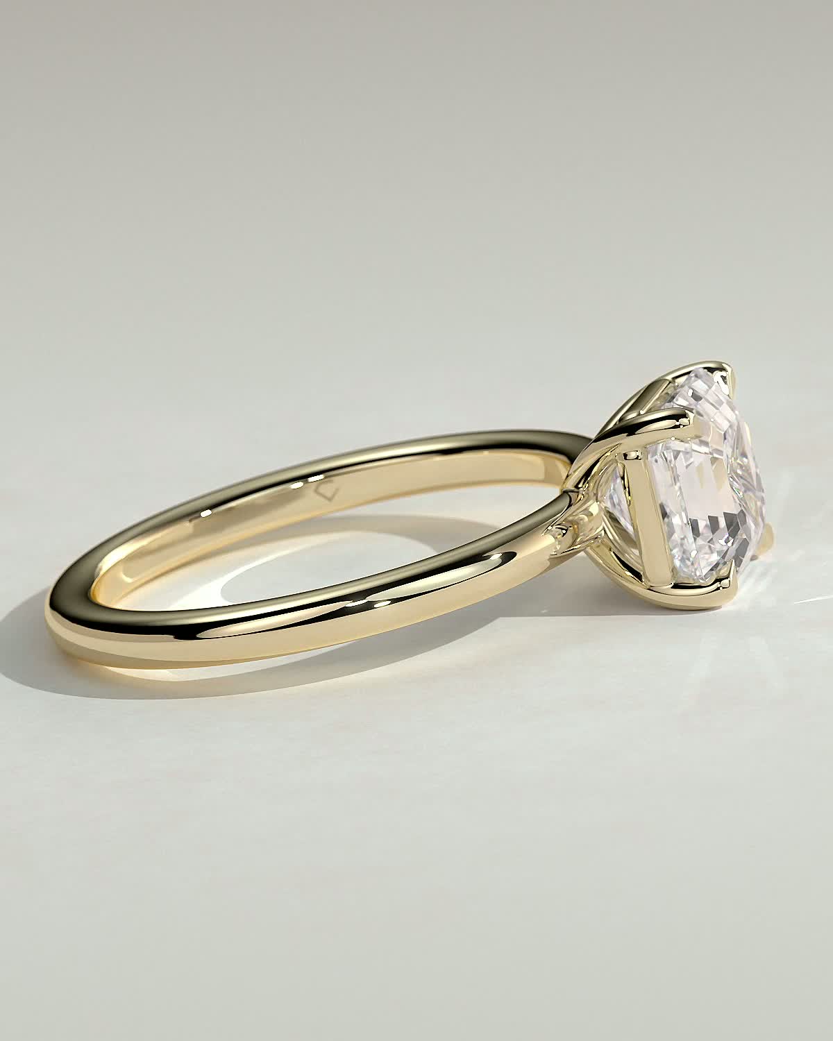 Round Halo, Pave & Split Shank Engagement Ring – 1.93 CT Lab Grown Diamond