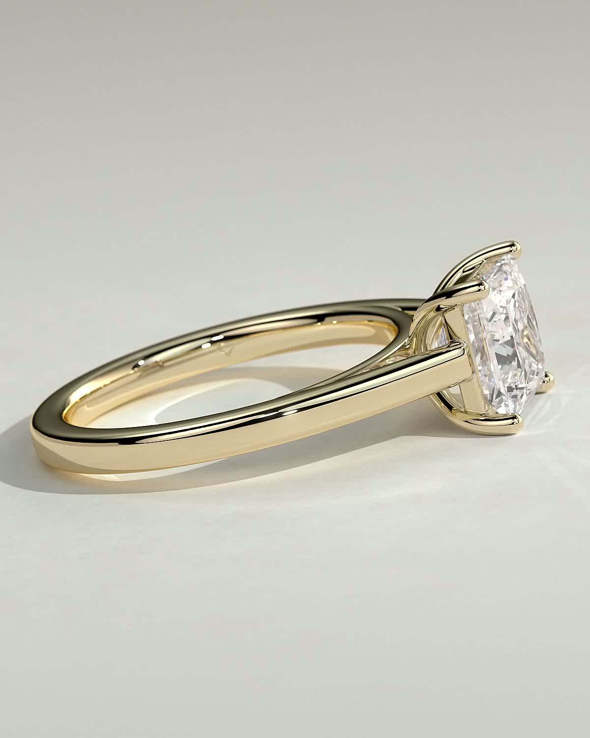 Round Halo, Pave & Split Shank Engagement Ring – 1.93 CT Lab Grown Diamond