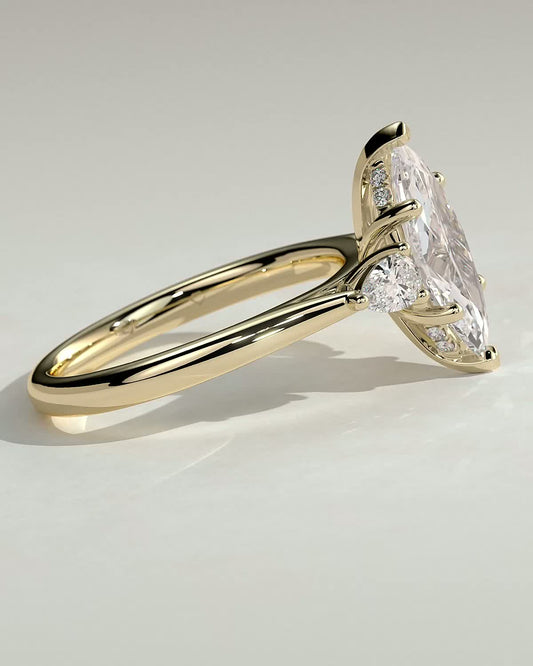 Round Halo, Pave & Split Shank Engagement Ring – 1.93 CT Lab Grown Diamond