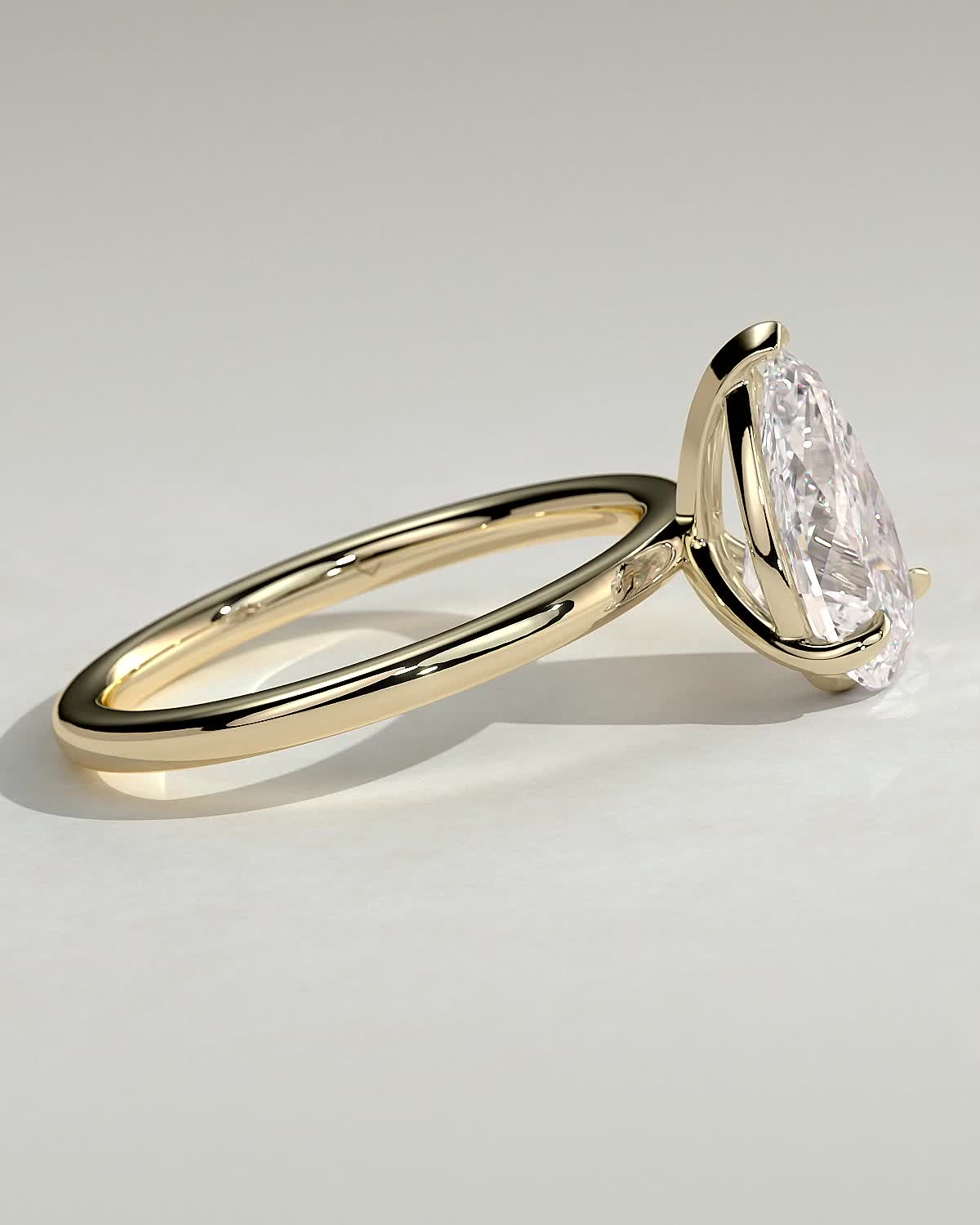 Round Halo, Pave & Split Shank Engagement Ring – 1.93 CT Lab Grown Diamond