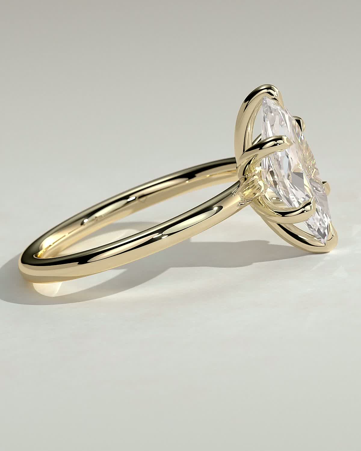 Round Halo, Pave & Split Shank Engagement Ring – 1.93 CT Lab Grown Diamond