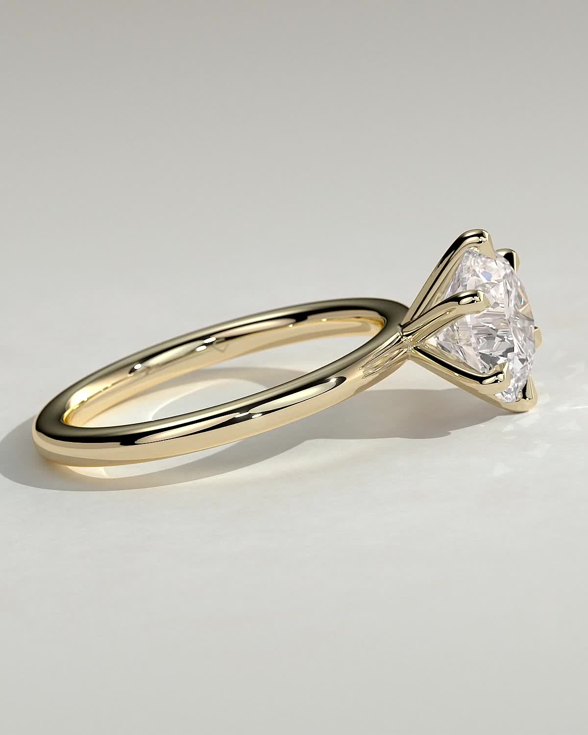 Round Halo, Pave & Split Shank Engagement Ring – 1.93 CT Lab Grown Diamond