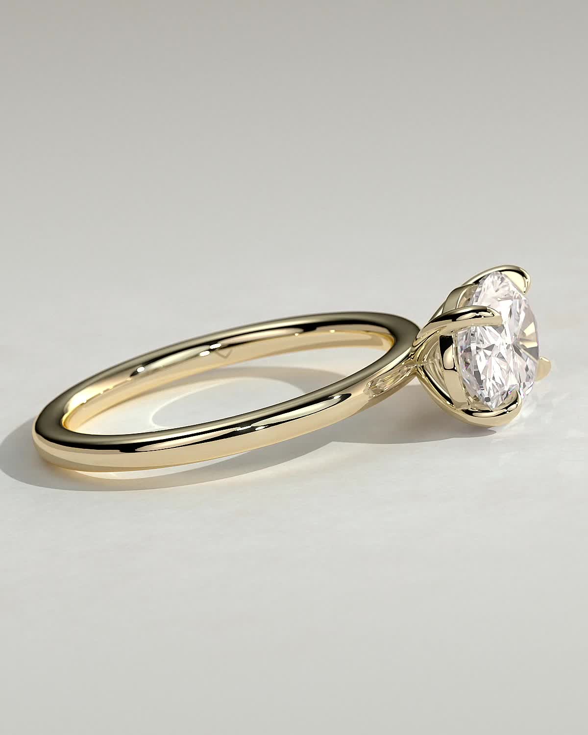 Round Halo, Pave & Split Shank Engagement Ring – 1.93 CT Lab Grown Diamond