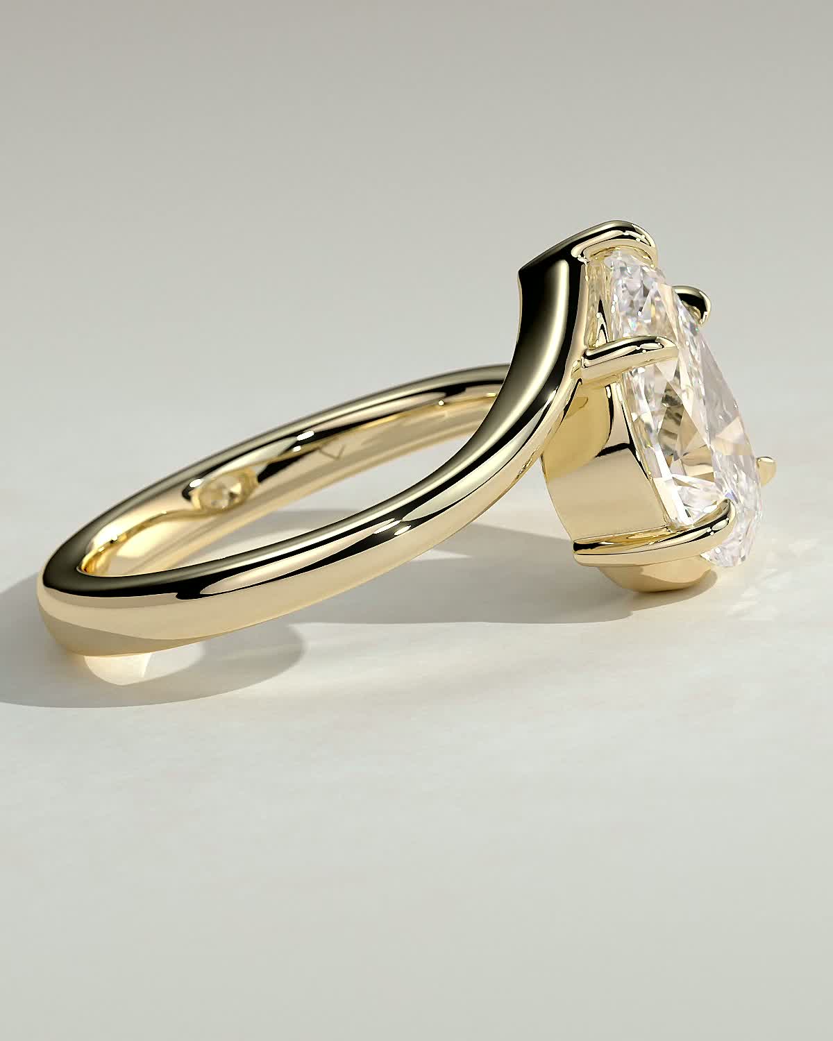 Round Halo, Pave & Split Shank Engagement Ring – 1.93 CT Lab Grown Diamond