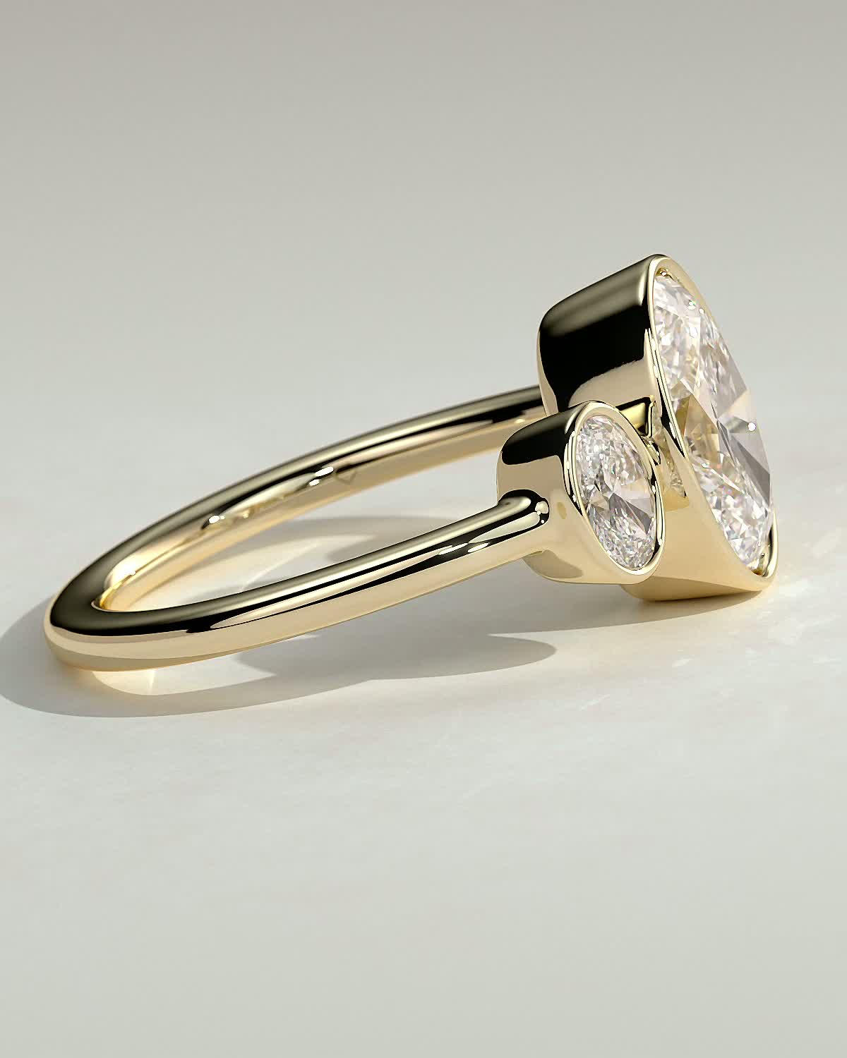 Round Halo, Pave & Split Shank Engagement Ring – 1.93 CT Lab Grown Diamond