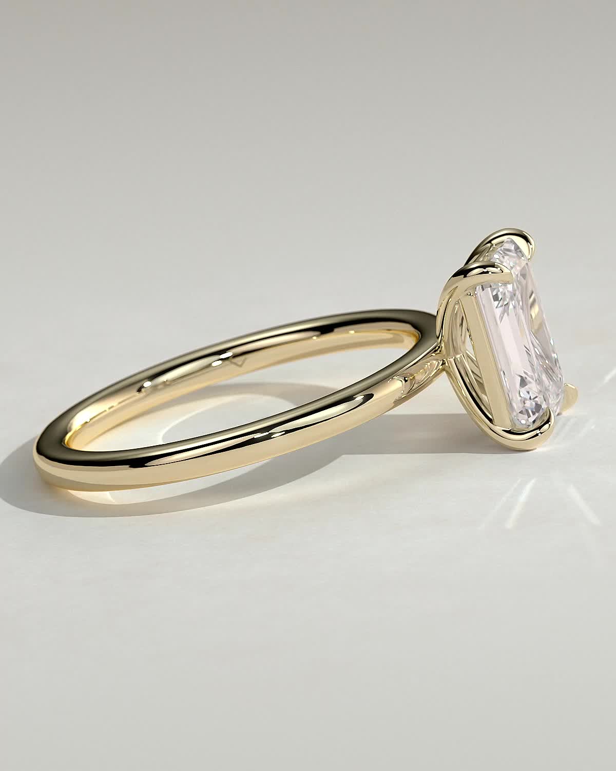 Round Halo, Pave & Split Shank Engagement Ring – 1.93 CT Lab Grown Diamond