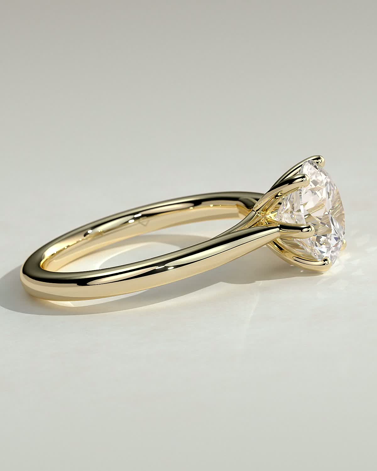 Round Halo, Pave & Split Shank Engagement Ring – 1.93 CT Lab Grown Diamond