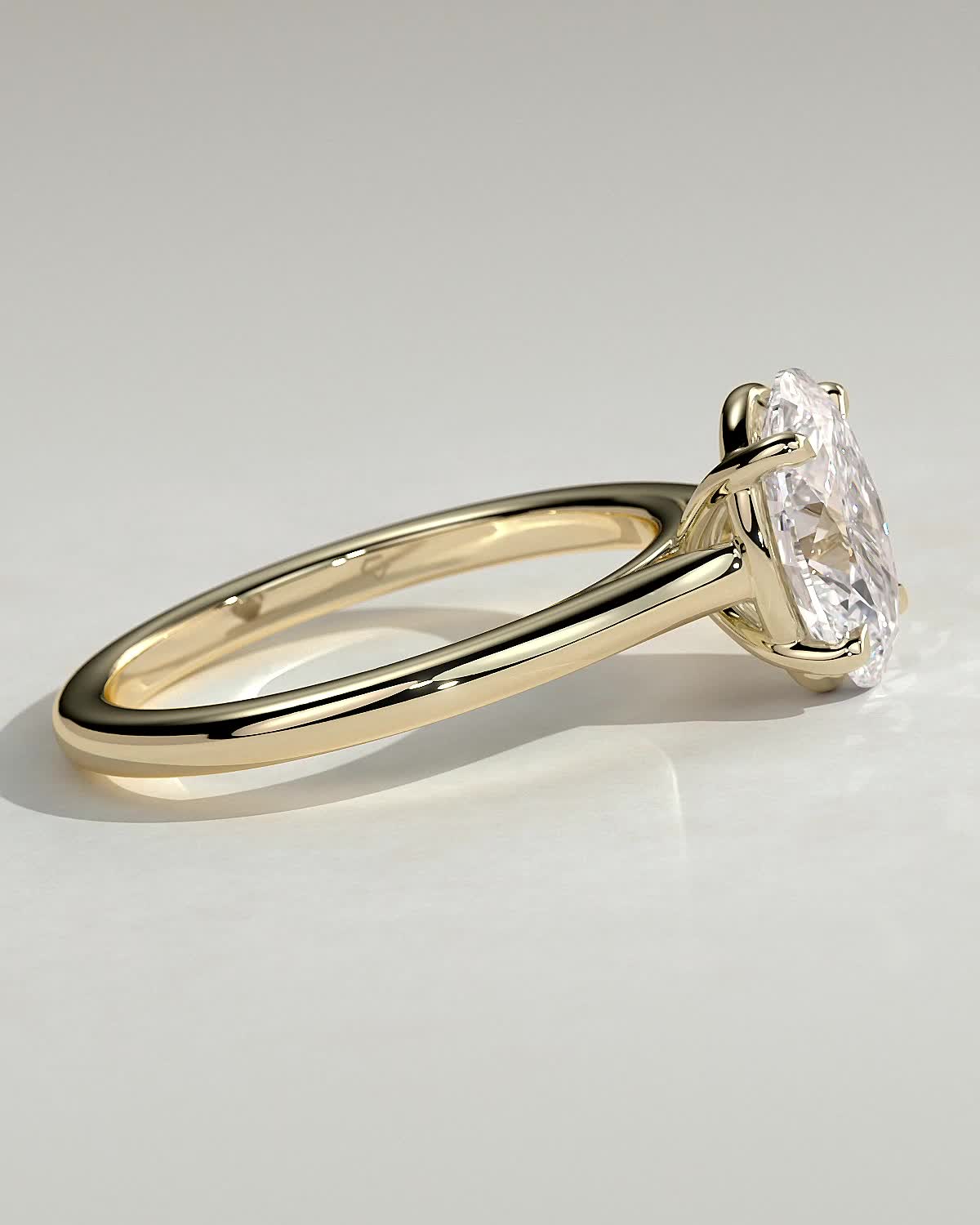 Round Halo, Pave & Split Shank Engagement Ring – 1.93 CT Lab Grown Diamond