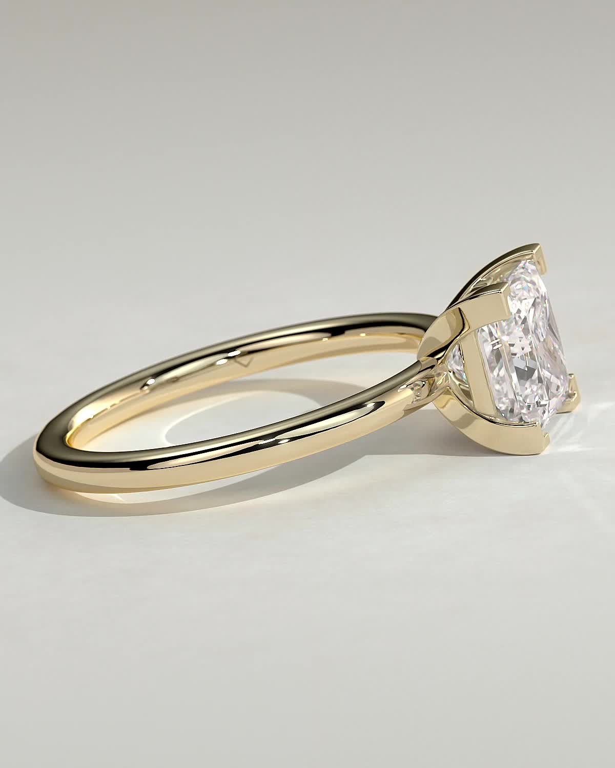 Round Halo, Pave & Split Shank Engagement Ring – 1.93 CT Lab Grown Diamond
